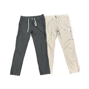 Two Pairs Vuori Women’s Size Large Ripstop Pants EUC